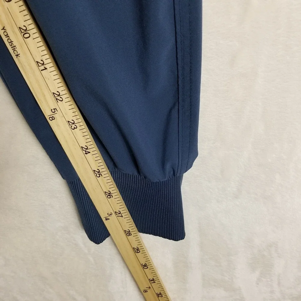 Athleta Joggers Women 14 Blue Trekkie North Recycled Stretch Hiking Activewear